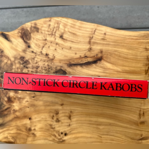 SET of 4 Non-Stick 7.5" Circle Kabob Skewers - Picture 2 of 3